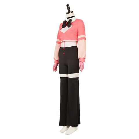 Hazbin Hotel Angel Dust Cosplay Costume For Adult Man Female Halloween Costume