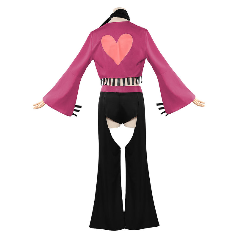 Hazbin Hotel Angel Dust Cosplay Costume For Adult Man Female Halloween Costume