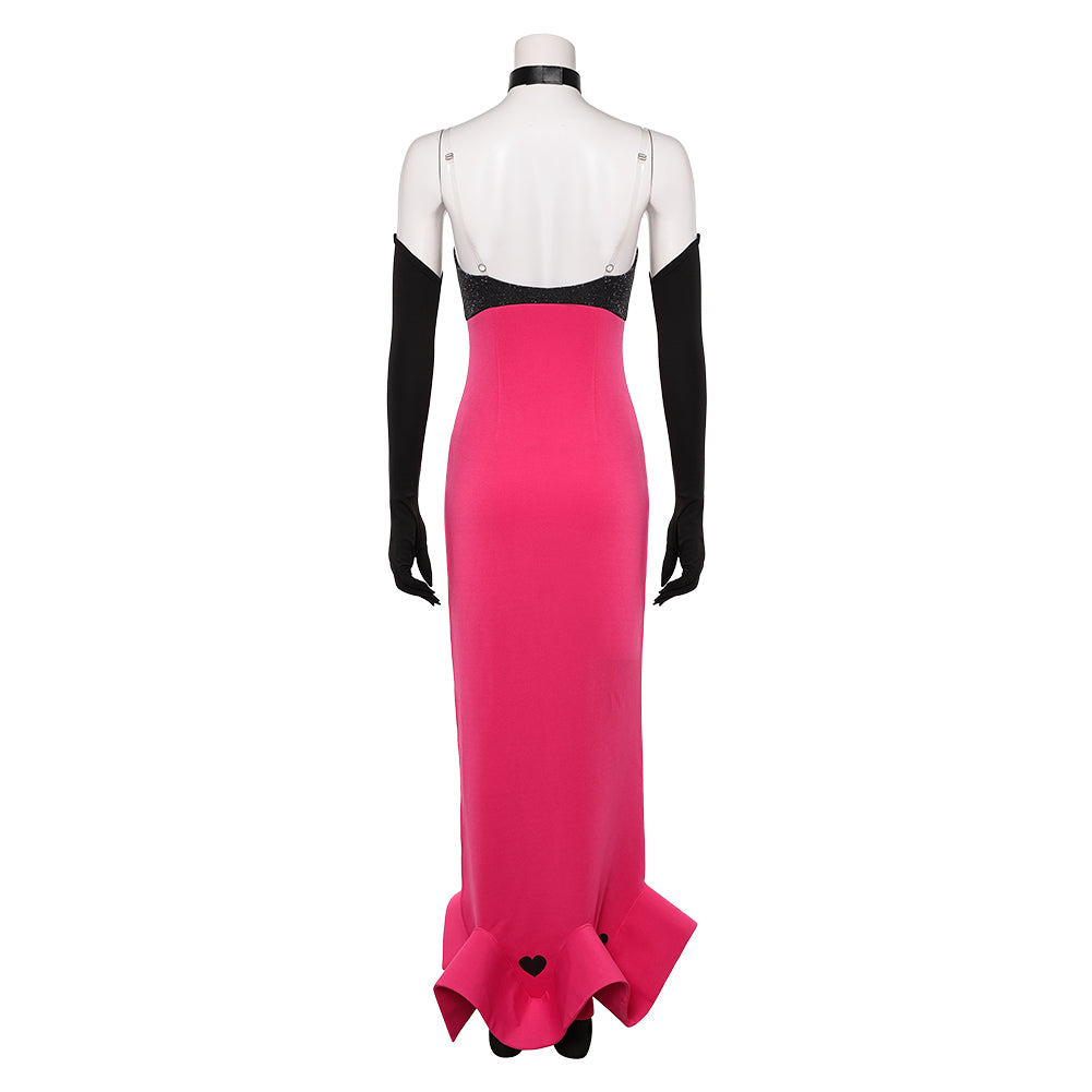Hazbin Hotel Angel Dust Red Cosplay Dress For Adult Female Halloween ...