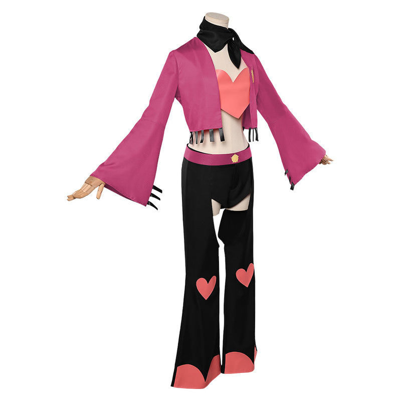 Hazbin Hotel Angel Dust Cosplay Costume For Adult Man Female Halloween Costume