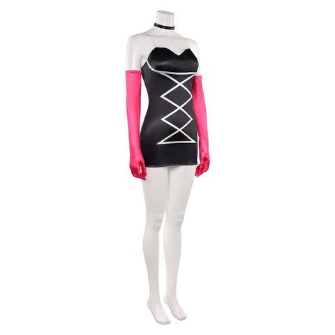 Hazbin Hotel Angel Dust Cosplay Costume For Adult Man Female Halloween Costume