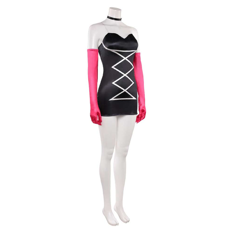 Hazbin Hotel Angel Dust Cosplay Costume For Adult Man Female Halloween Costume