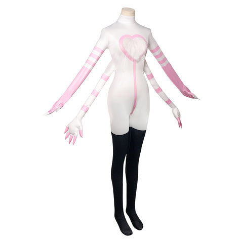 Hazbin Hotel Angel Dust Cosplay Costume For Adult Man Female Halloween Costume
