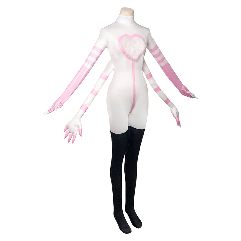 Hazbin Hotel Angel Dust Cosplay Costume For Adult Man Female Halloween Costume