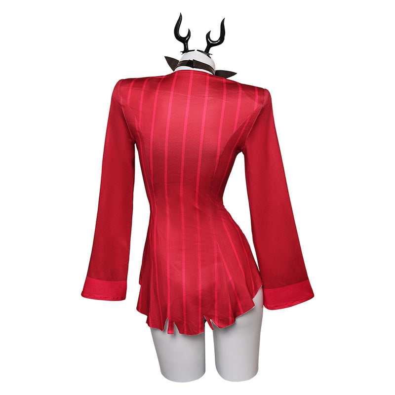 Hazbin Hotel Lingerie for Women Cosplay Costume Outfits Halloween Carnival Suit Alastor