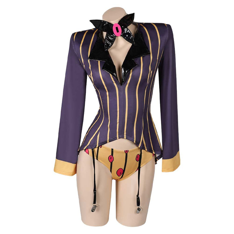 Hazbin Hotel Lingerie for Women Sir Pentious Cosplay Costume Outfits Halloween Carnival Suit