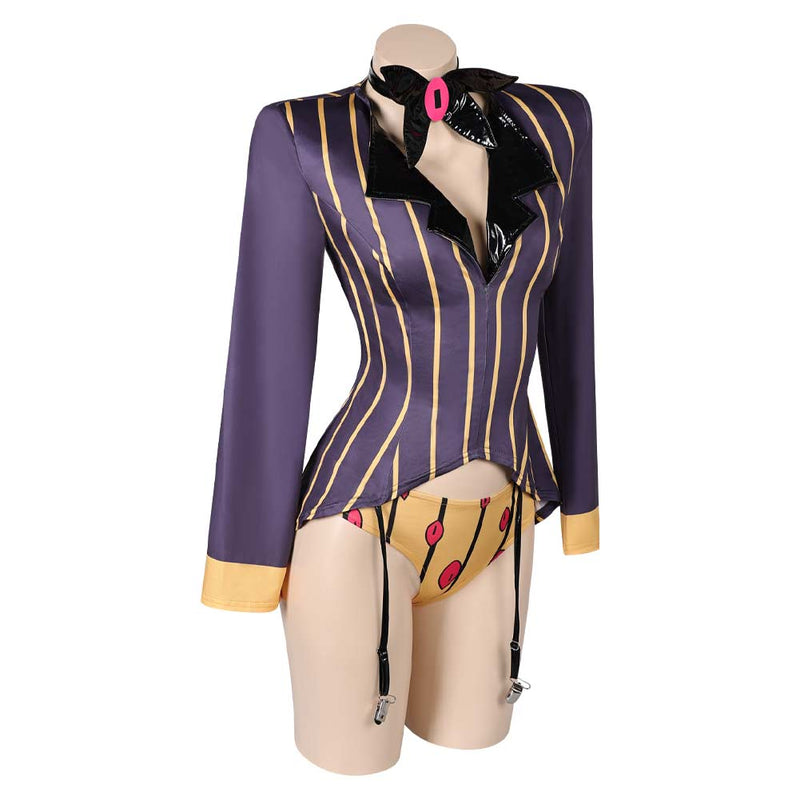 Hazbin Hotel Lingerie for Women Sir Pentious Cosplay Costume Outfits Halloween Carnival Suit