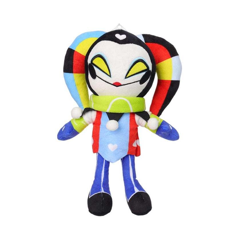 Helluva Boss Fizzarolli Clown Cosplay Plush Toys Cartoon Soft Stuffed Dolls Mascot Birthday Xmas Gift