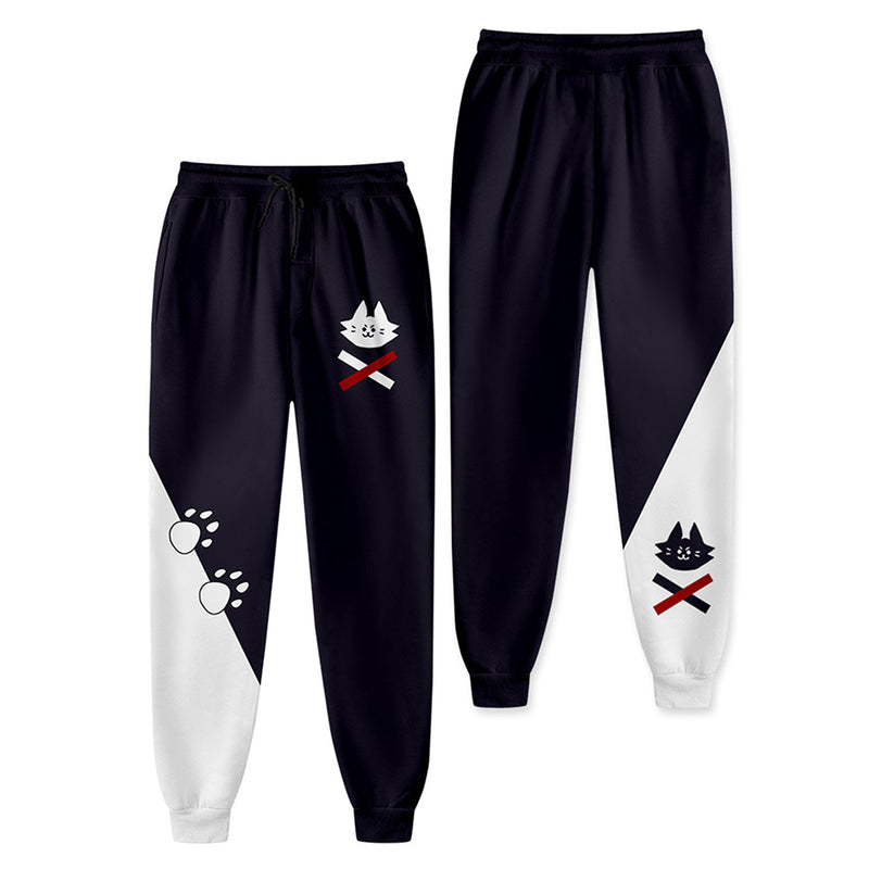 Hololive Vtuber Ookami Mio Cosplay Pants Print Joggers Trousers Kids Children Casual Pants Sweatpants Jogger Fitness Sweatpants