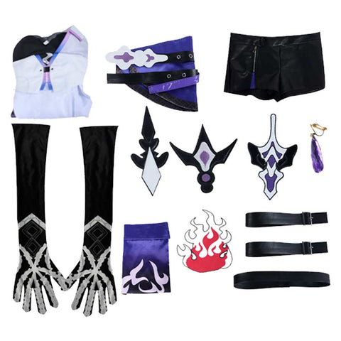 Honkai Star Rail Huangquan Cosplay Costume Outfits Halloween Carnival Suit