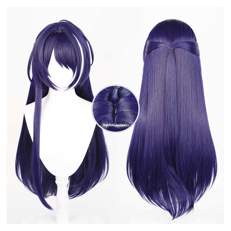 Honkai: Star Rail Acheron Cosplay Wig Heat Resistant Synthetic Hair Carnival Halloween Party Props