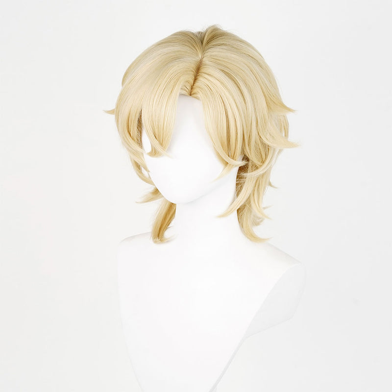 Honkai: Star Rail Aventurine Cosplay Wig Heat Resistant Synthetic Hair Carnival Halloween Party Props