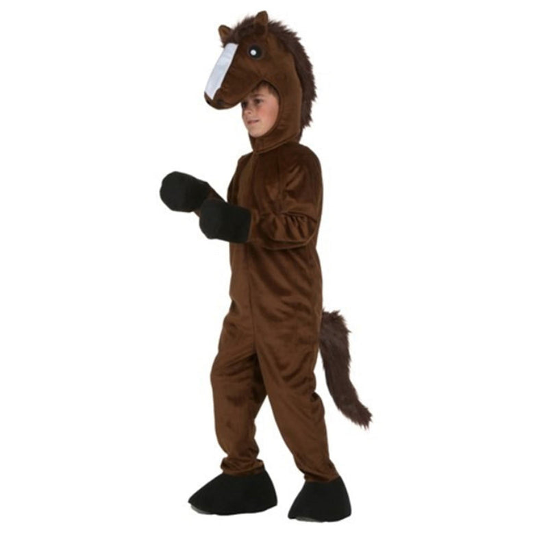 SeeCosplay Horse Kids Children Cosplay Costume One-piece Plush Jumpsuit Outfits Halloween Carnival Suit BoysKidsCostume