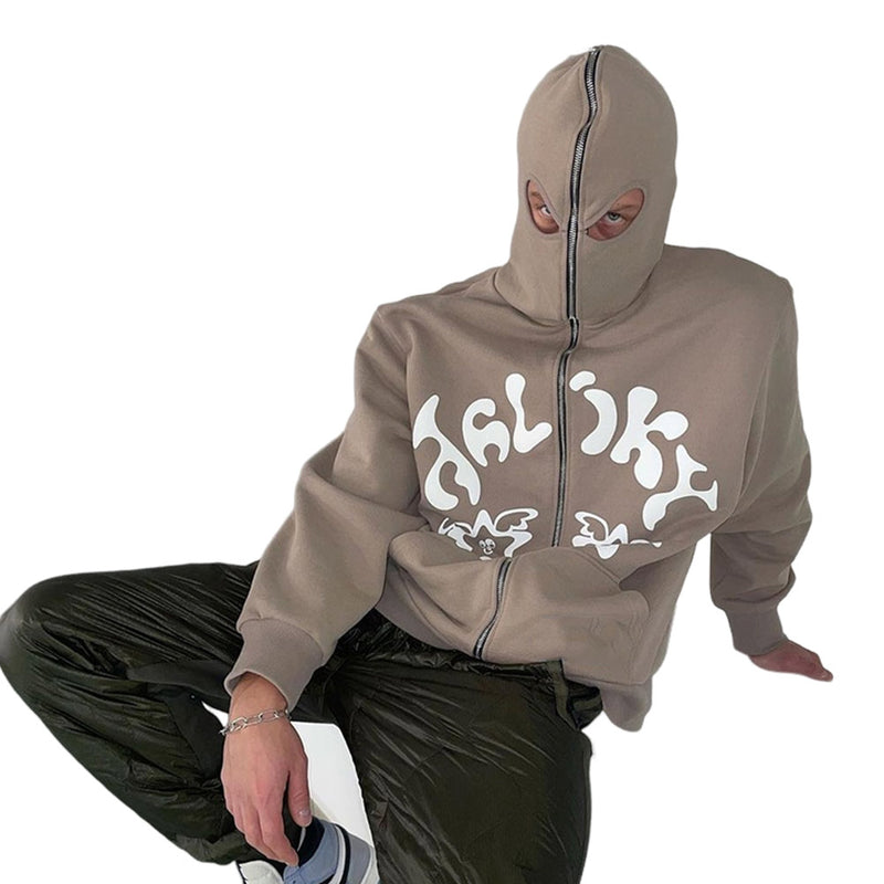 ins cosplay hoodie with mask