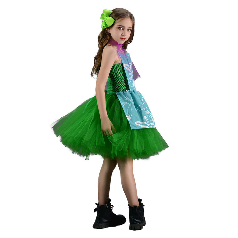 Inside Out Disgust Cosplay Costume Outfits Halloween Carnival Suit