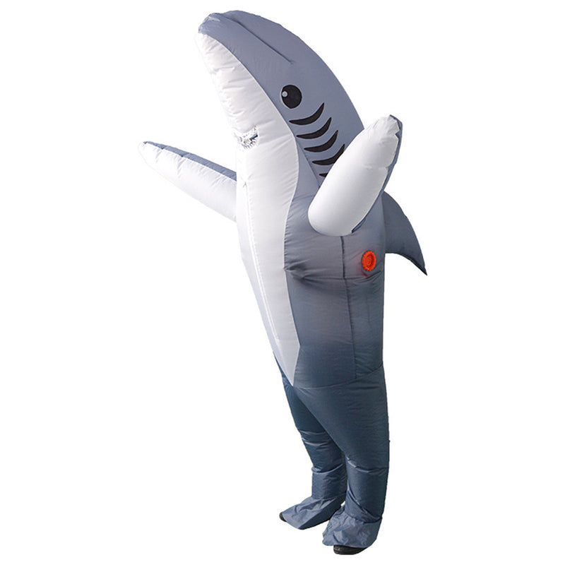 Inventory of inflatable shark suits Halloween costume party for adults