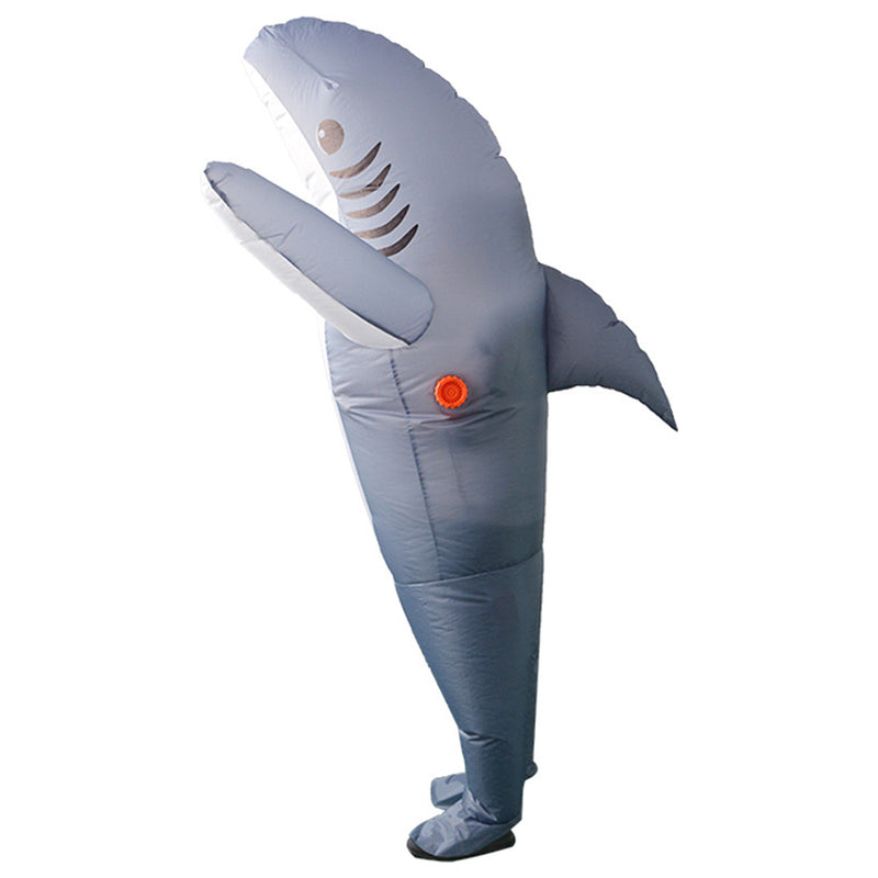 Inventory of inflatable shark suits Halloween costume party for adults