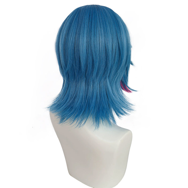 Jinx Cosplay Wig Heat Resistant Synthetic Hair Carnival Halloween Party Props