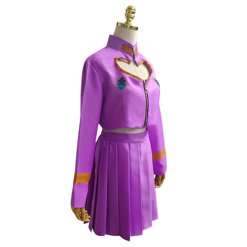 JoJo‘s Bizarre Adventure Giorno Giovanna Cosplay Costume Outfits Halloween Carnival Suit