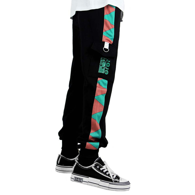 JoJo‘s Bizarre Adventure Kujo Jotaro Cosplay Pants Women Men 3D Print Pocket Cargo Casual Loose Trousers