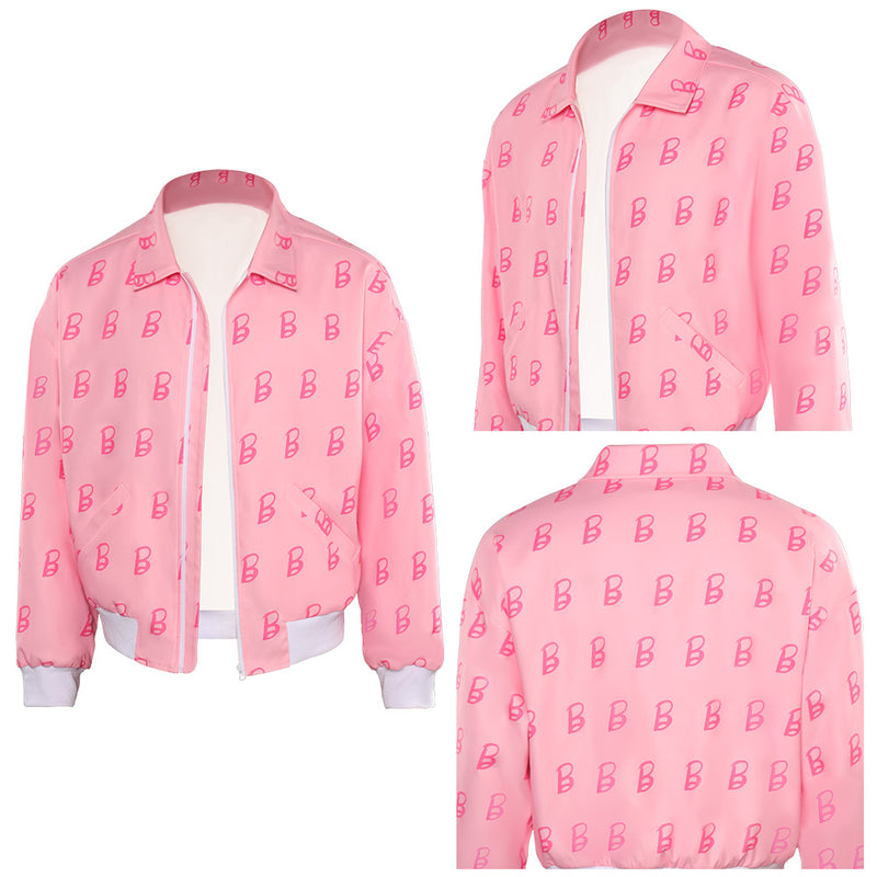 Ken printed jacket printed jacket Barbie Cosplay Costume Halloween Carnival Party Suit