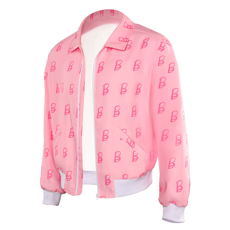 Ken printed jacket printed jacket Barbie Cosplay Costume Halloween Carnival Party Suit