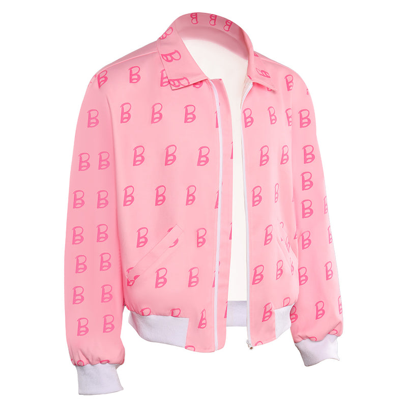 Ken printed jacket printed jacket Barbie Cosplay Costume Halloween Carnival Party Suit