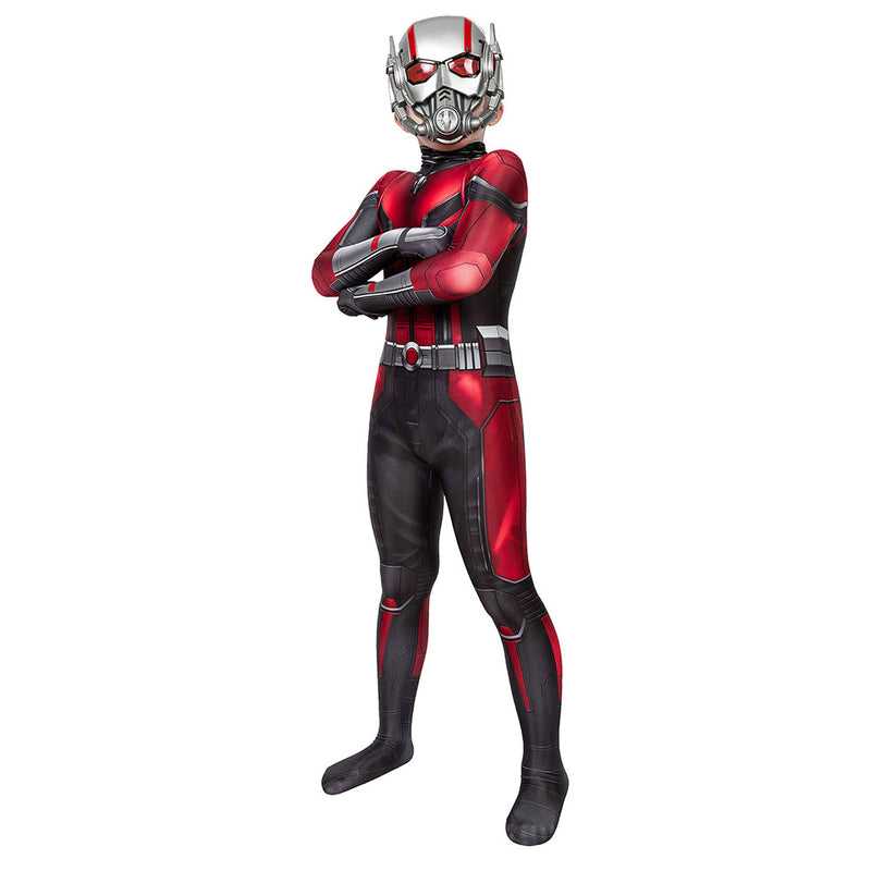 Kids Ant-Man and the Wasp Ant-Ma Cosplay Costume Jumpsuit Outfits Halloween Carnival Suit