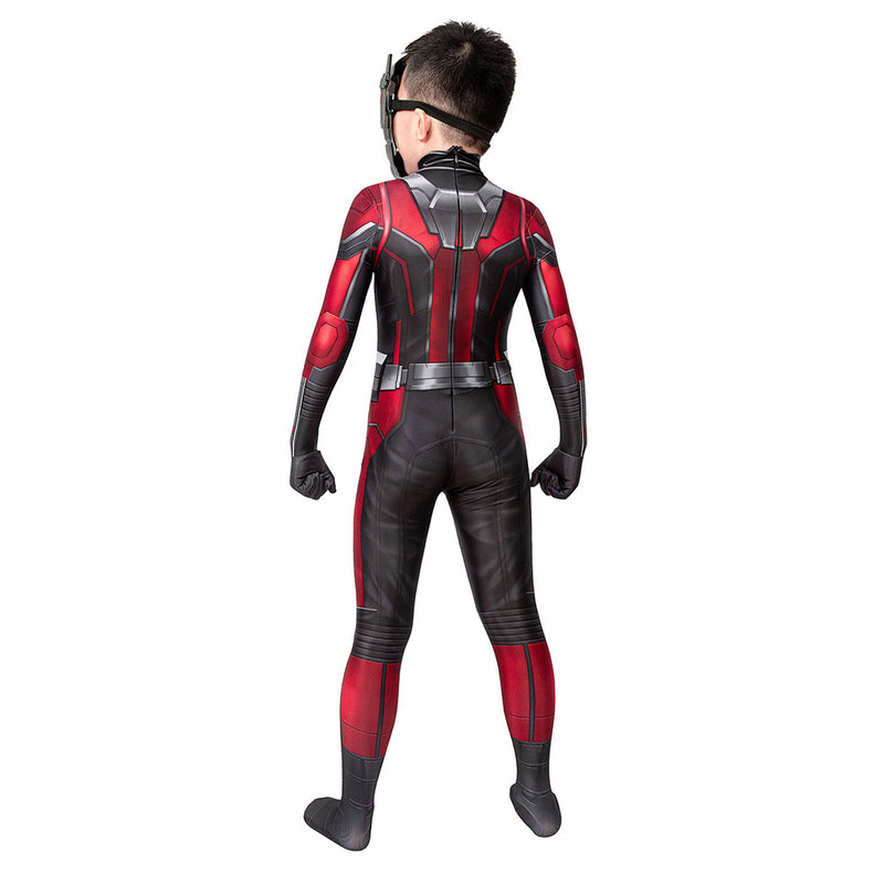 Kids Ant-Man and the Wasp Ant-Ma Cosplay Costume Jumpsuit Outfits Halloween Carnival Suit