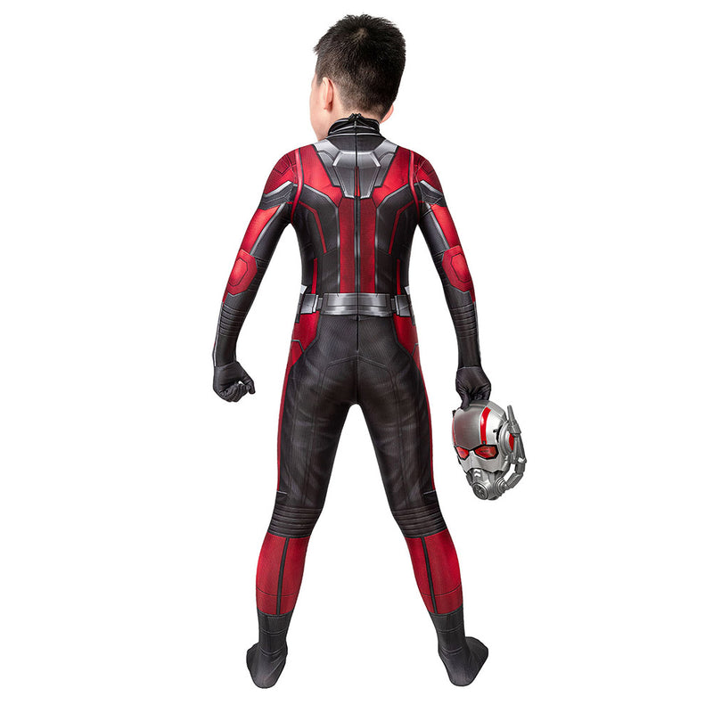 Kids Ant-Man and the Wasp Ant-Ma Cosplay Costume Jumpsuit Outfits Halloween Carnival Suit