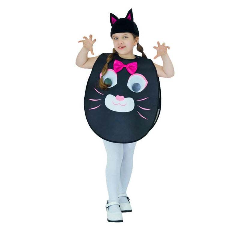 Kids Cat Cosplay Costume Outfits Halloween Carnival Suit