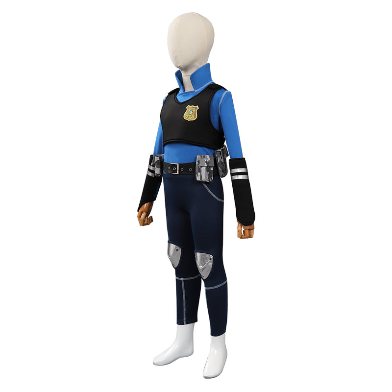 Kids Children 2022 Zootopia 2 Judy Cosplay Costume Police Uniform Outfits Halloween Carnival Suit