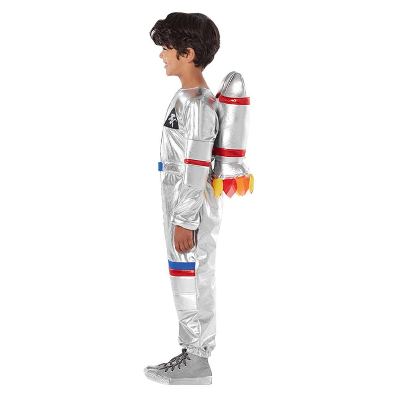 Kids Children Astronaut Costume Bag Cosplay Costume Outfits Halloween Carnival Suit