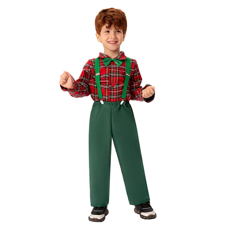SeeCosplay Kids Children Christmas Scotland Cosplay Costume Outfits Christmas Carnival Suit