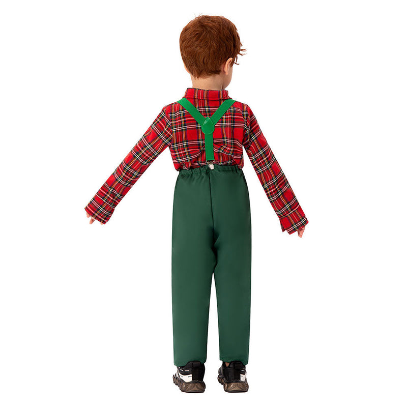 SeeCosplay Kids Children Christmas Scotland Cosplay Costume Outfits Christmas Carnival Suit BoysKidsCostume