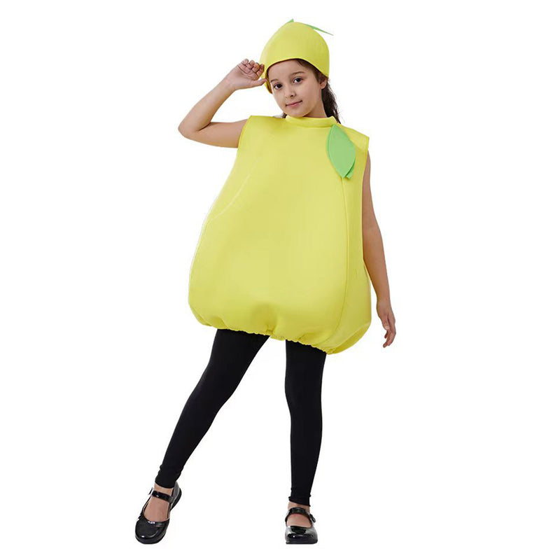 Kids Children Fruits Cosplay Costume Outfits Halloween Carnival Suit