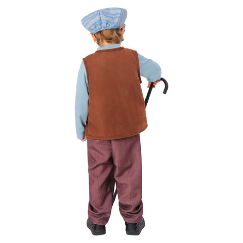 Kids Children Grandpa Cosplay Costume Outfits Halloween Carnival Suit