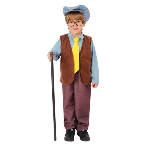 Kids Children Grandpa Cosplay Costume Outfits Halloween Carnival Suit