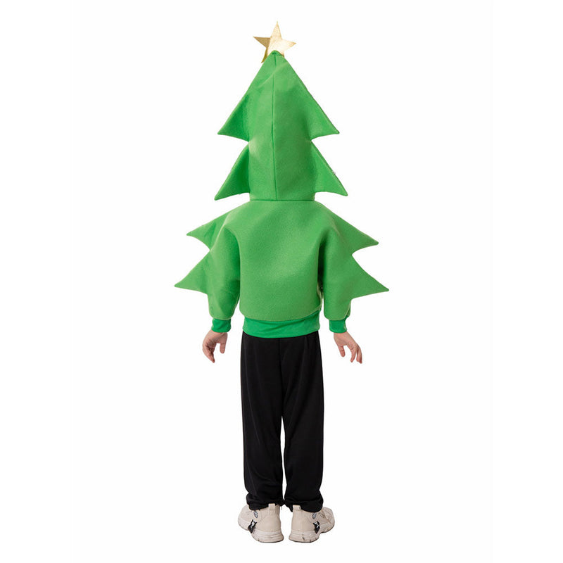 SeeCosplay Kids Children Green Jacket Outfits Christmas Tree Cosplay Costume Christmas Carnival Suit BoysKidsCostume