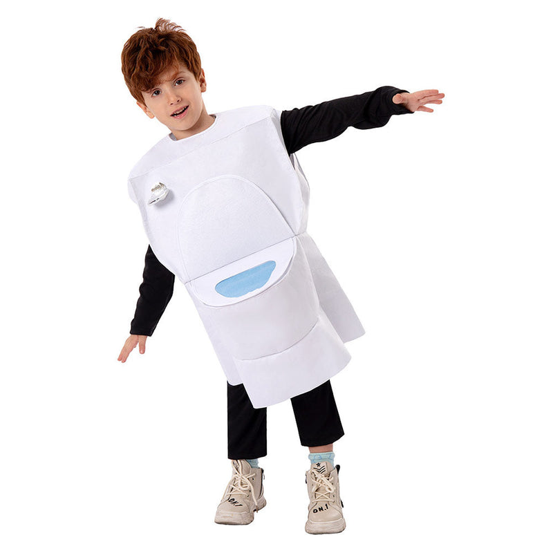 SeeCosplay Kids Children Horror Game Toilet man Cosplay Costume Outfits Halloween Carnival Suit BoysKidsCostume