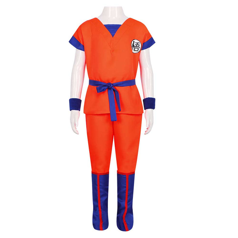 Kids Children Son Goku Cosplay Costume Outfits Halloween Carnival Suit