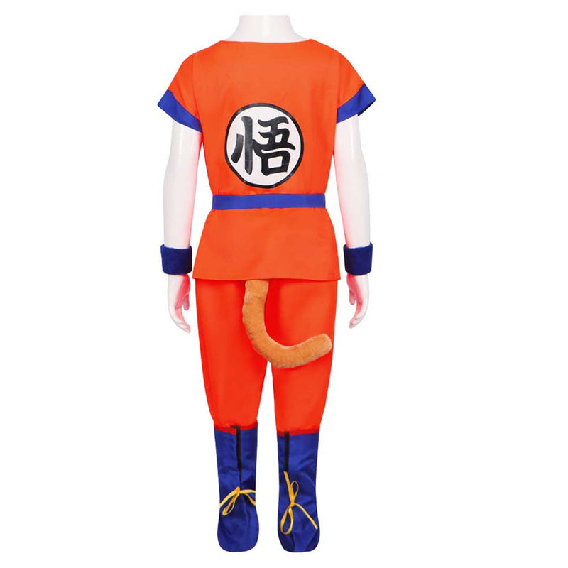 Kids Children Son Goku Cosplay Costume Outfits Halloween Carnival Suit