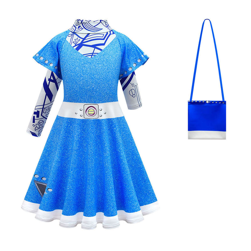 Kids Children Zombie 3 A-Li Cosplay Costume Dress Outfits Halloween Carnival Suit