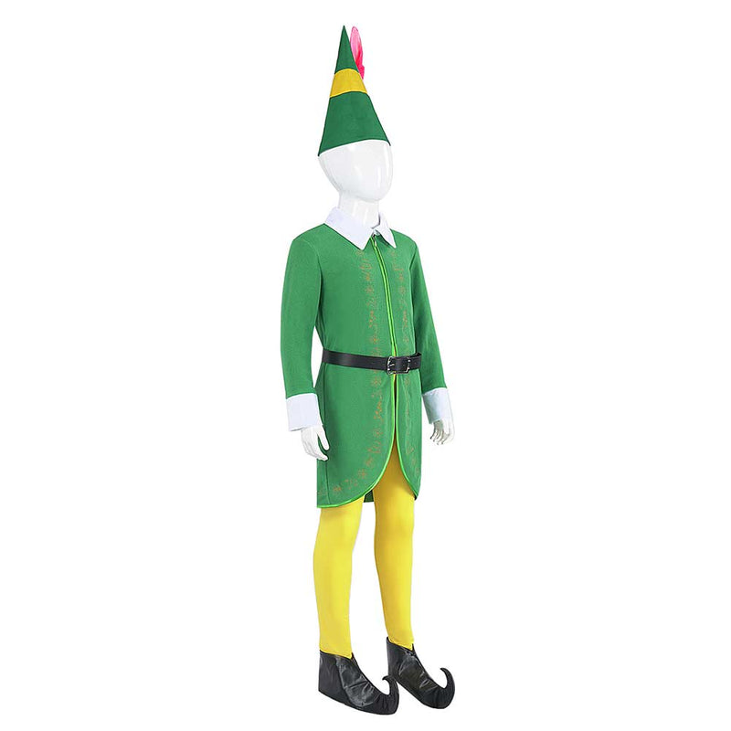 Kids Elf: Buddy‘s Musical Christmas Cosplay Costume Outfits Halloween Carnival Suit