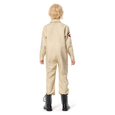 Kids Ghostbusters Cosplay Costume Jumpsuit Outfits Halloween Carnival Sui
