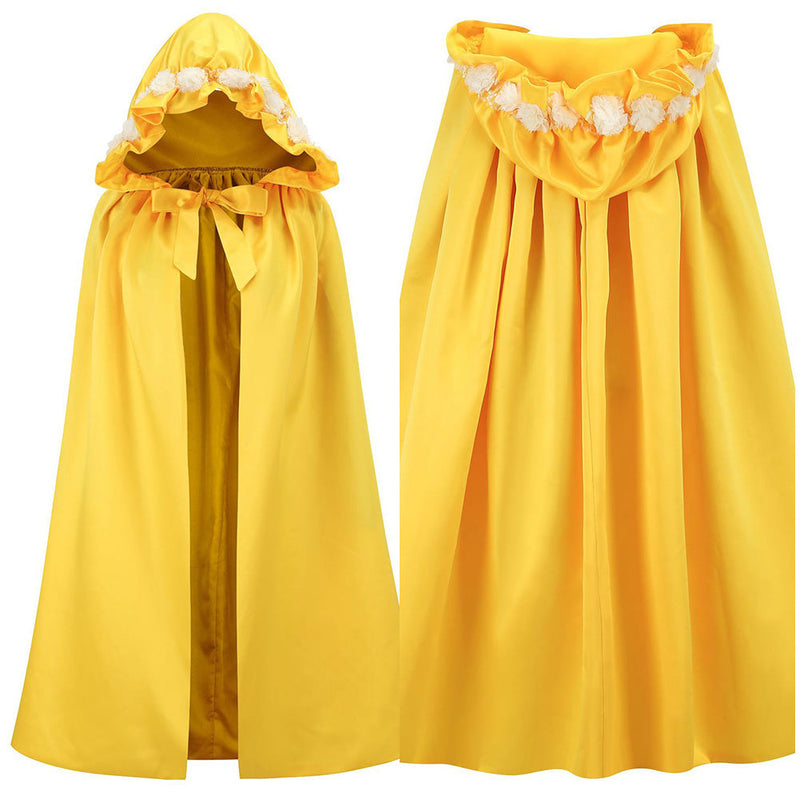 Kids Girls Belle Princess Cosplay Costume Outfits Halloween Carnival Suit