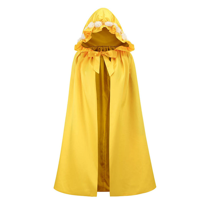 Kids Girls Belle Princess Cosplay Costume Outfits Halloween Carnival Suit