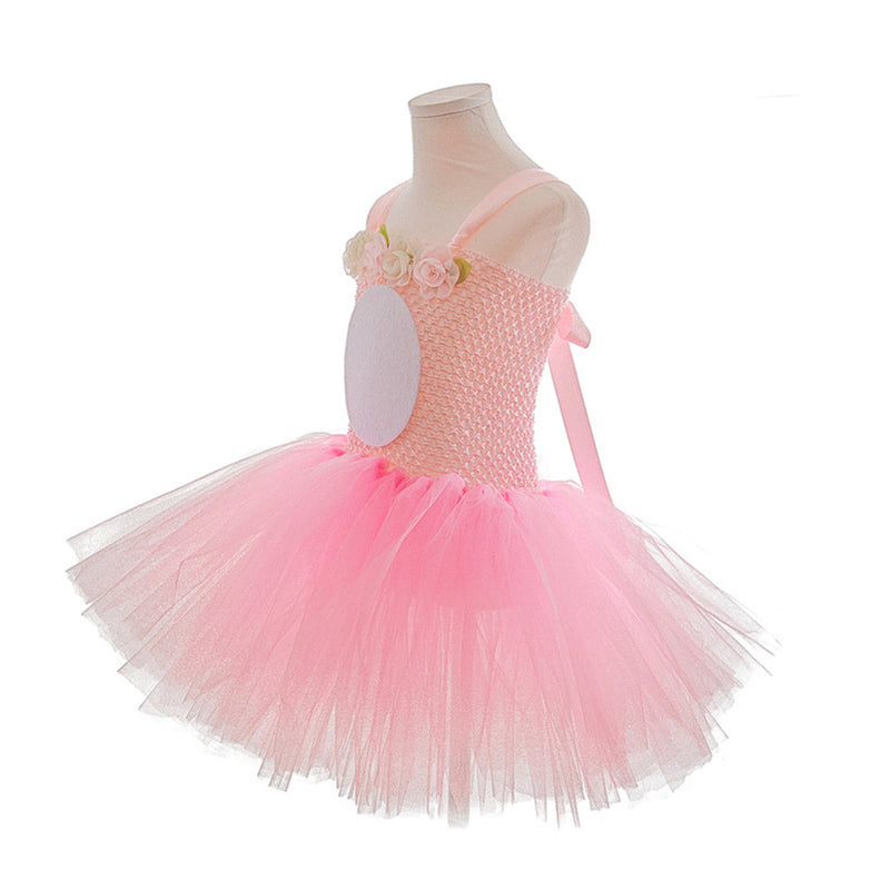 Kids Girls Rabbit Tutu Dress Cosplay Costume Outfits Halloween Carnival Suit