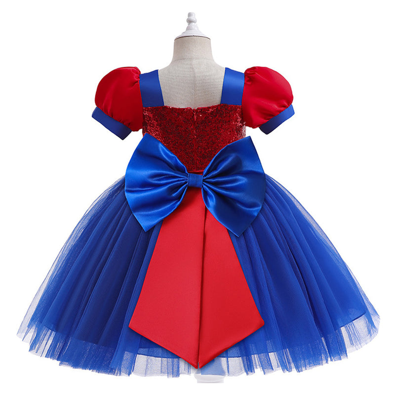 Kids Girls Spiderman Coaplay Tutu Dress Outfits Halloween Carnival Suit