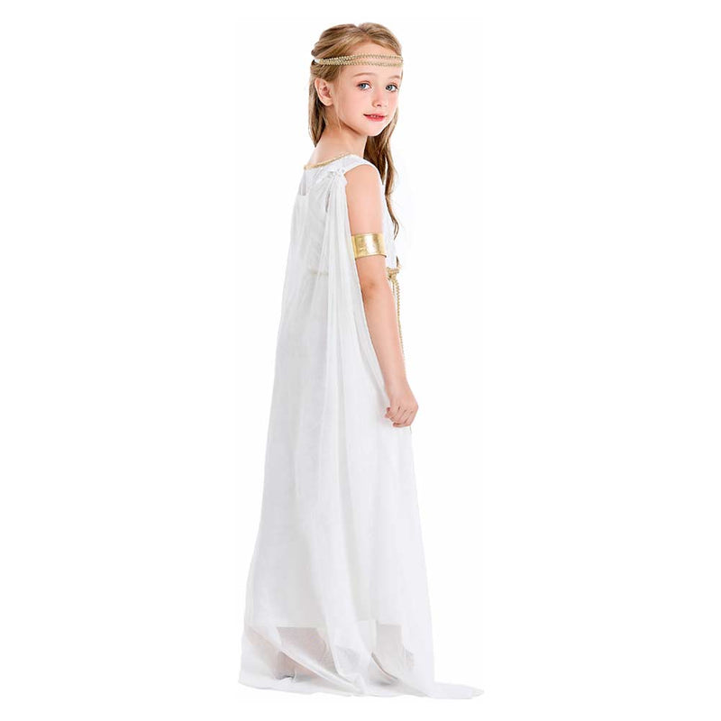 Kids Greek Statue of Liberty Cosplay Costume Outfits Halloween Carnival Suit